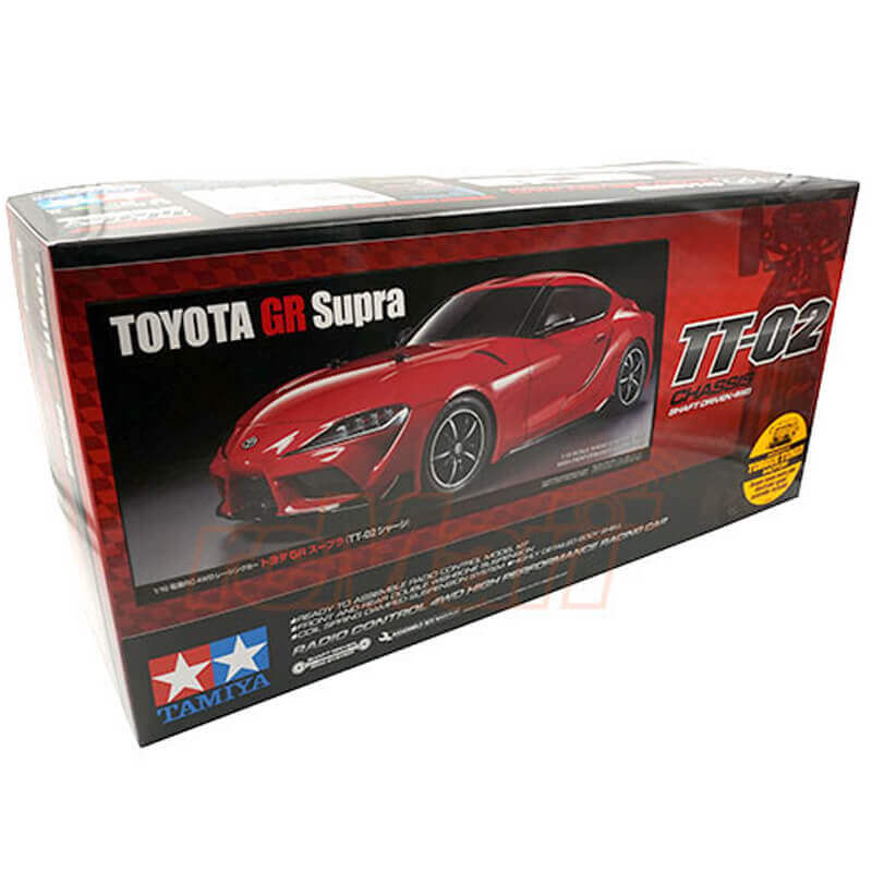 Tamiya 1/10 TT-02 Chassis Toyota GR Supra RC Kit