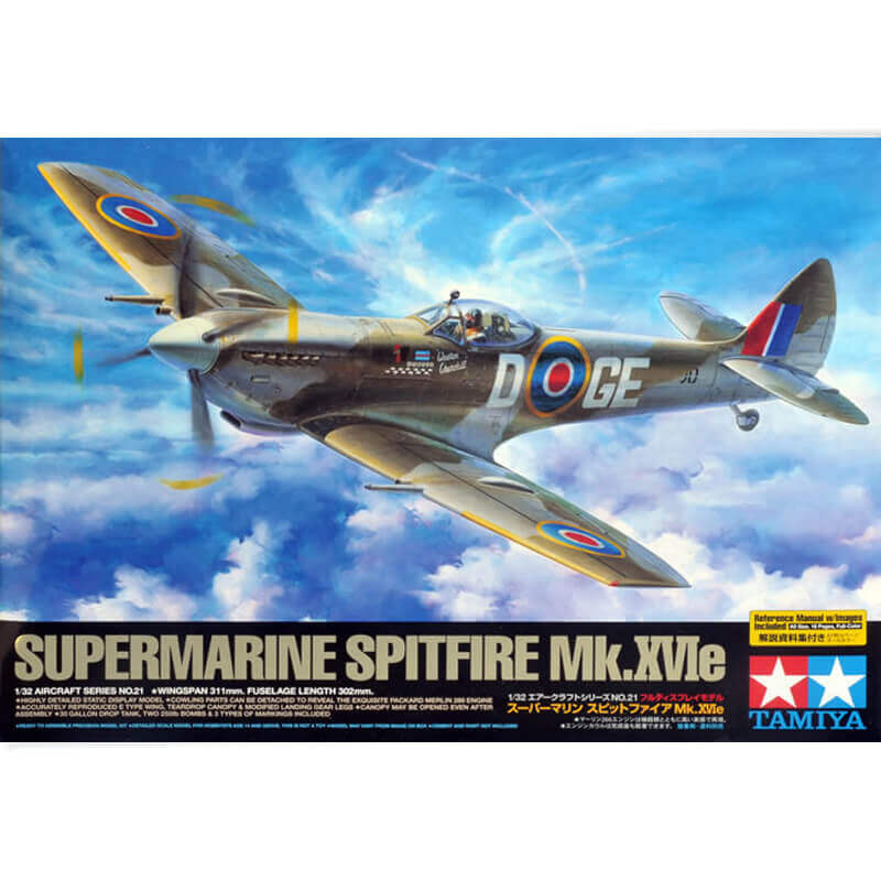 Tamiya 1/32 Supermarine Spitfire Mk.XVIe Kit