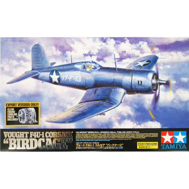 Tamiya 1/32 Vought F4U-1 Corsair BIRDCAGE Kit