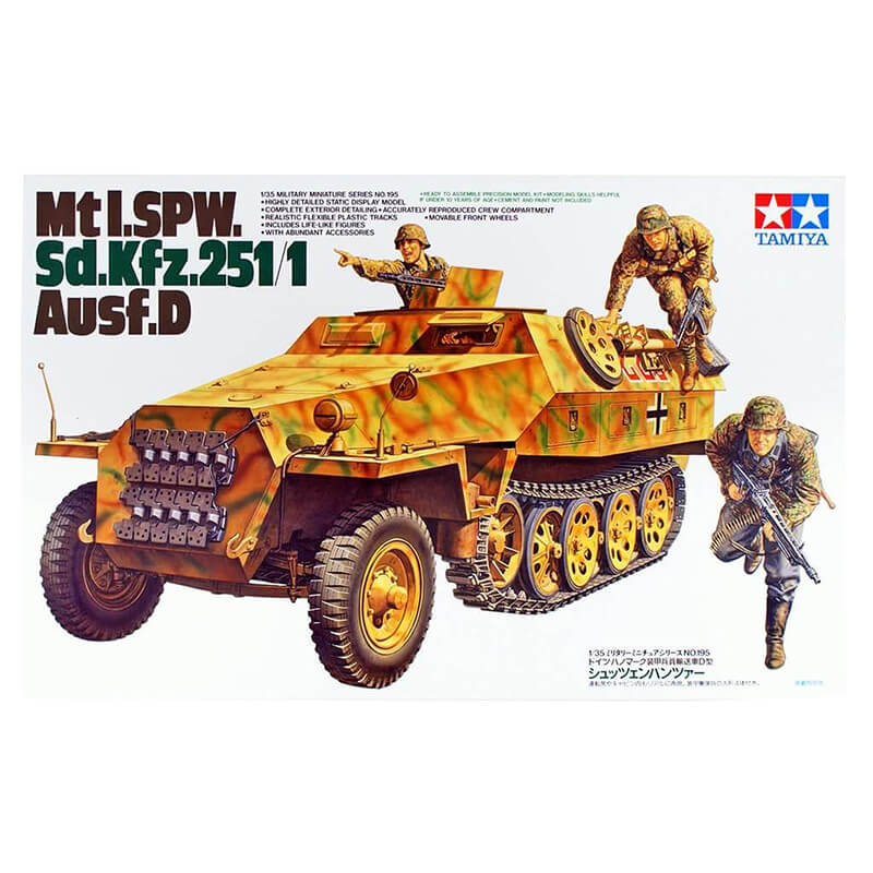 Tamiya 1/35 Mtl.SPW. Sd.Kfz.251/1 Ausf.D Kit