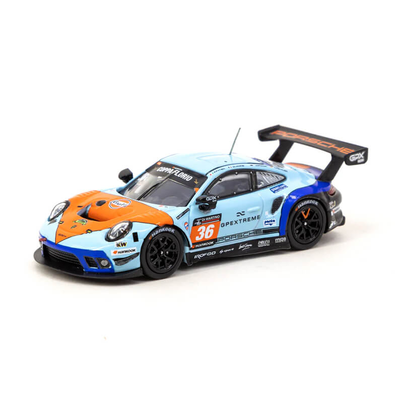 Tarmac Works 1/64 Porsche 911 GT3 R Coppa Florio 12H Sicily 2020 #36 Winner