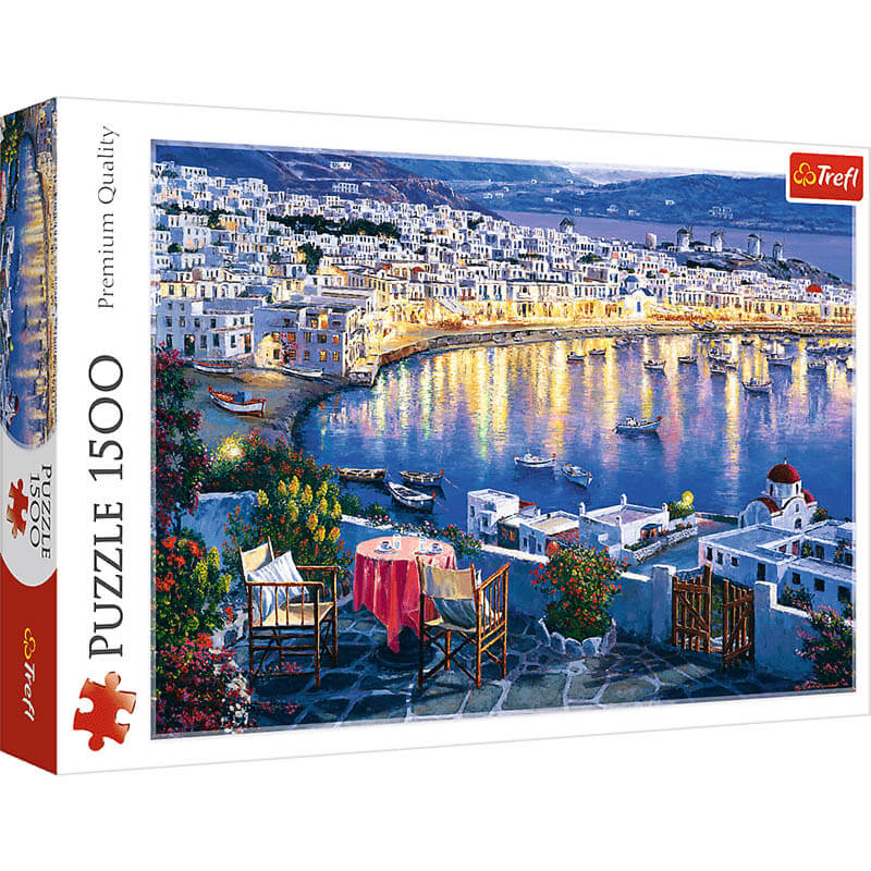 Mykonos At Sunset 1500pc Puzzle