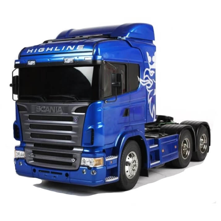 Tamiya 1/14 Scania R620 6X4 Highline Tractor Truck (Blue Edition) Kit