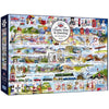 Cream Teas & Queuing By Val Goldfinch 1000pc Puzzle
