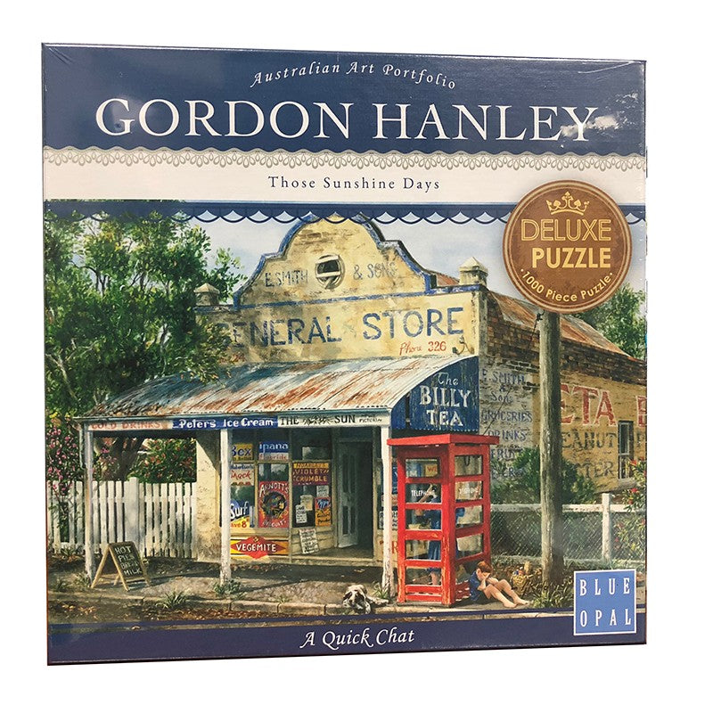 A Quick Chat by Gordon Hanley 1000pc Puzzle