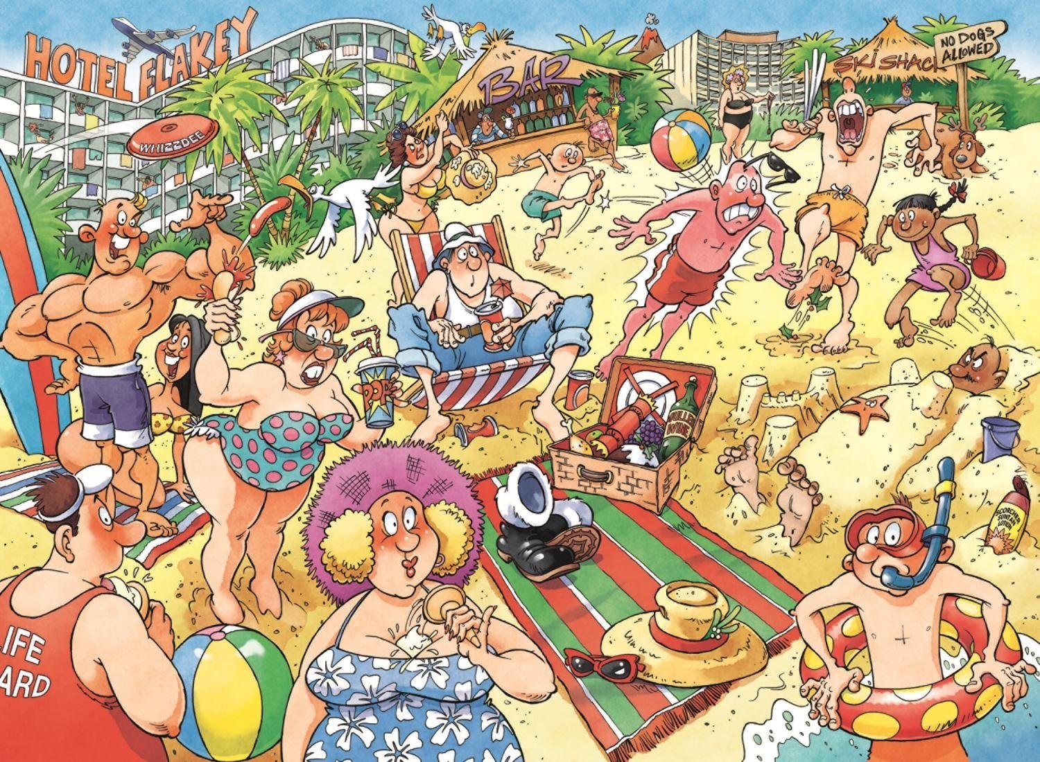 A Very Merry Holiday! by Neil Easton 1000 pcs Wasgij No.24 Puzzle