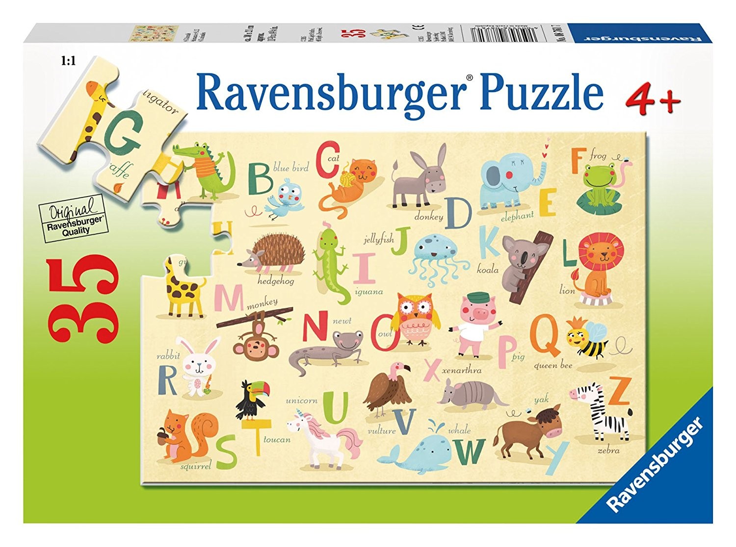 A-Z Animals 35pcs Puzzle