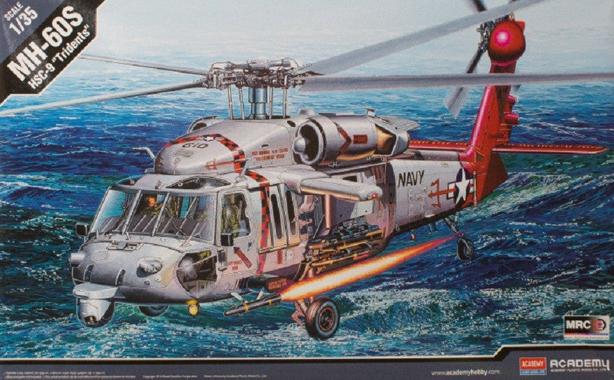 Academy 1/35 MH-60S HSC-9 "Tridents" Kit ACA-12120