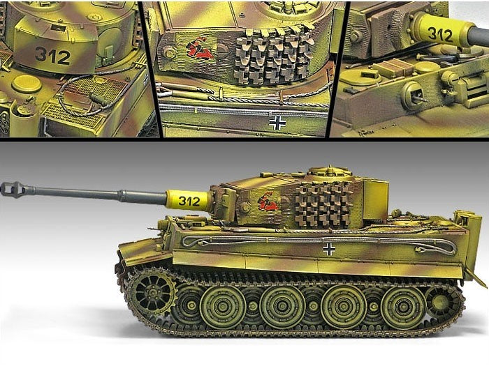 Academy 1/35 Tiger-I Ver. Late Kit ACA-13314