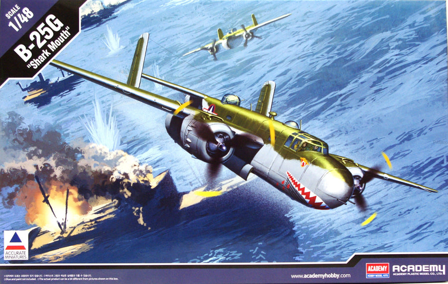 Academy 1/48 B-25G "Shark Mouth" Kit