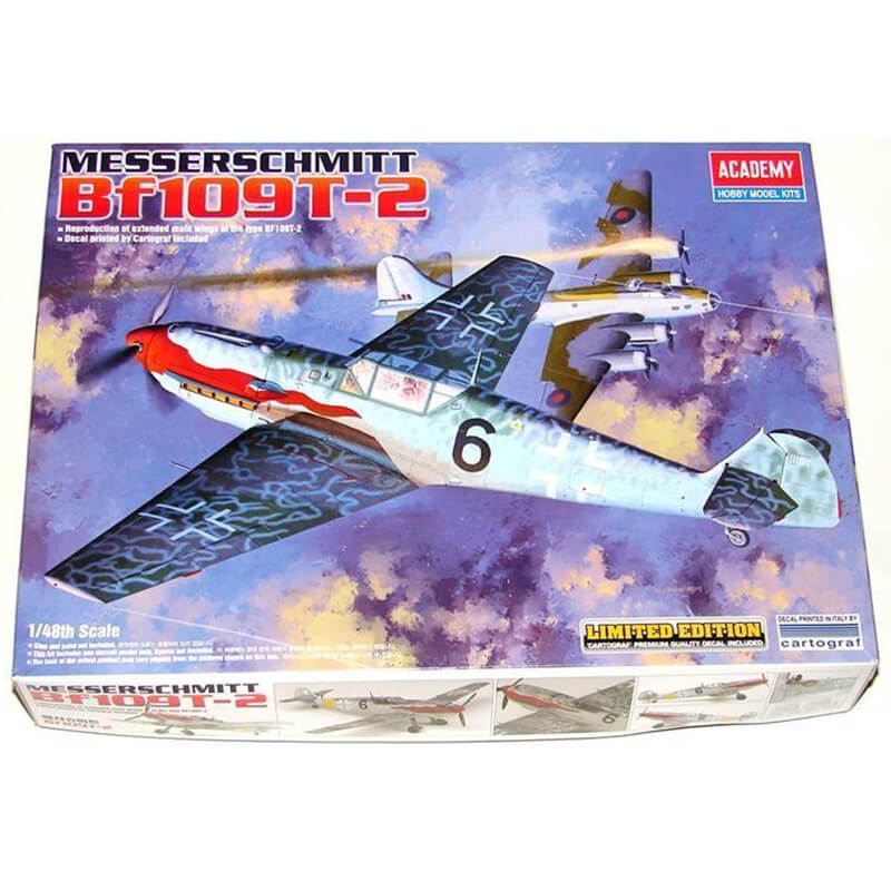 Academy 1/48 Messerschmitt Bf109t-2 Kit