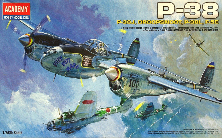 Academy 1/48 P-38 Kit