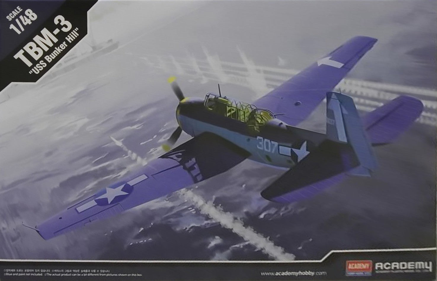 Academy 1/48 TBM-3 "USS Bunker Hill" Kit