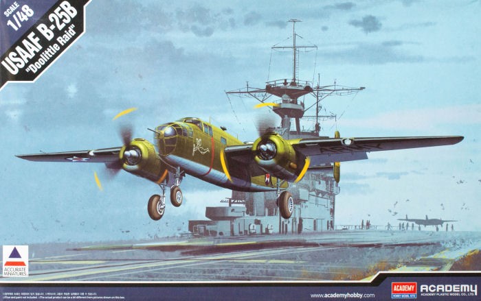 Academy 1/48 USAAF B-25B "Doolittle Raid" Kit