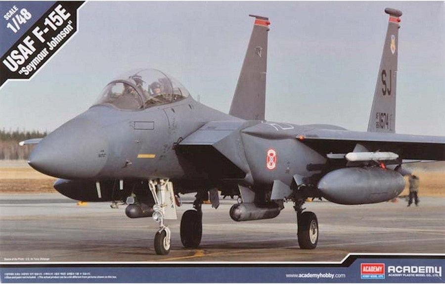 Academy 1/48 USAF F-15E "Seymour Johnson" Kit