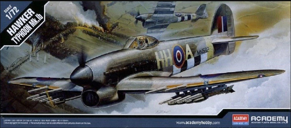 Academy 1/72 Hawker Typhoon Mk.lb Kit ACA-12462