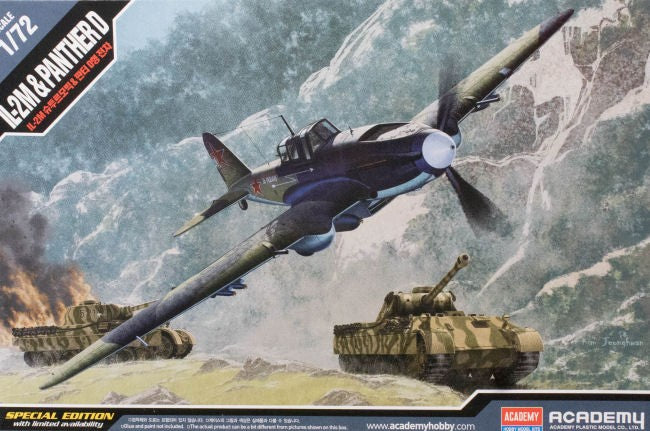 Academy 1/72 IL-2M & Panther D Kit ACA-12538