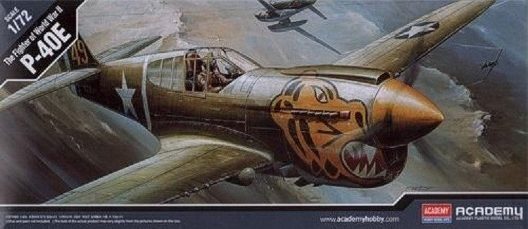 Academy 1/72 P-40E "The Fighter of World War II" Kit ACA-12468