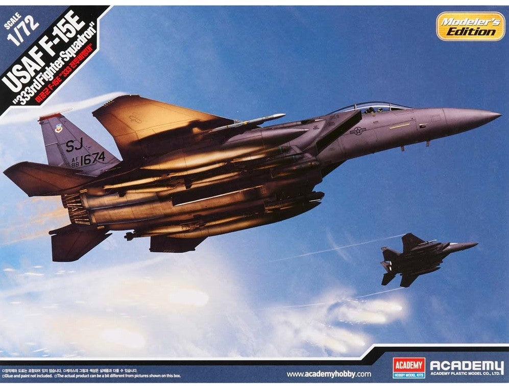 Academy 1/72 USAF F-15E "333rd Fighter Squadron" Kit