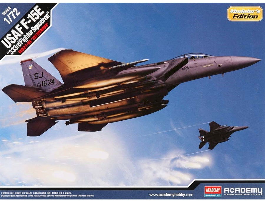 Academy 1/72 USAF F-15E "333rd Fighter Squadron" Kit