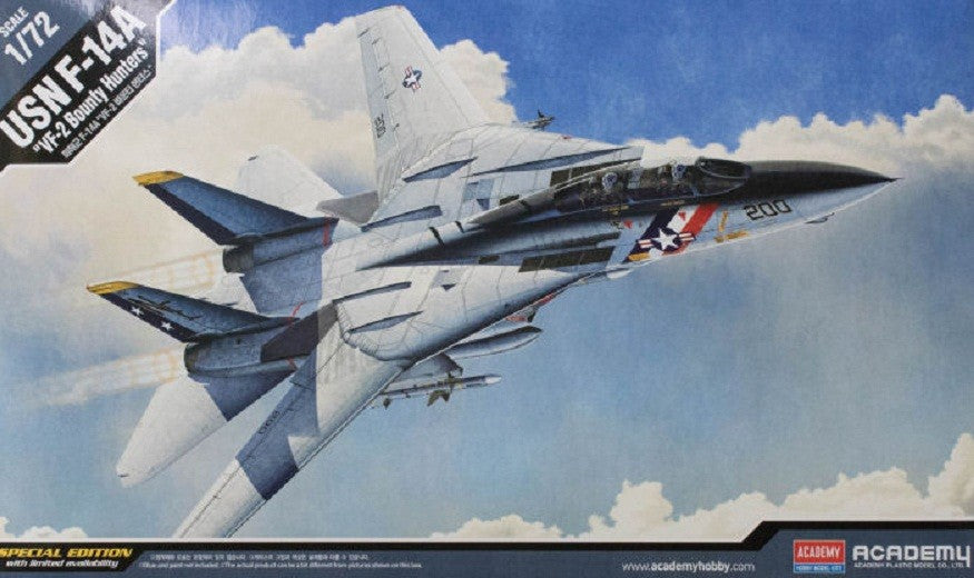 Academy 1/72 USN F-14A "VF-2 Bounty Hunters" Kit ACA-12532