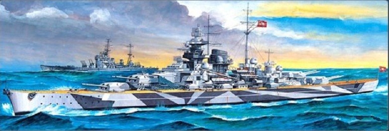 Academy 1/800 German Battleship Tirpitz (Static) Kit ACA-14219