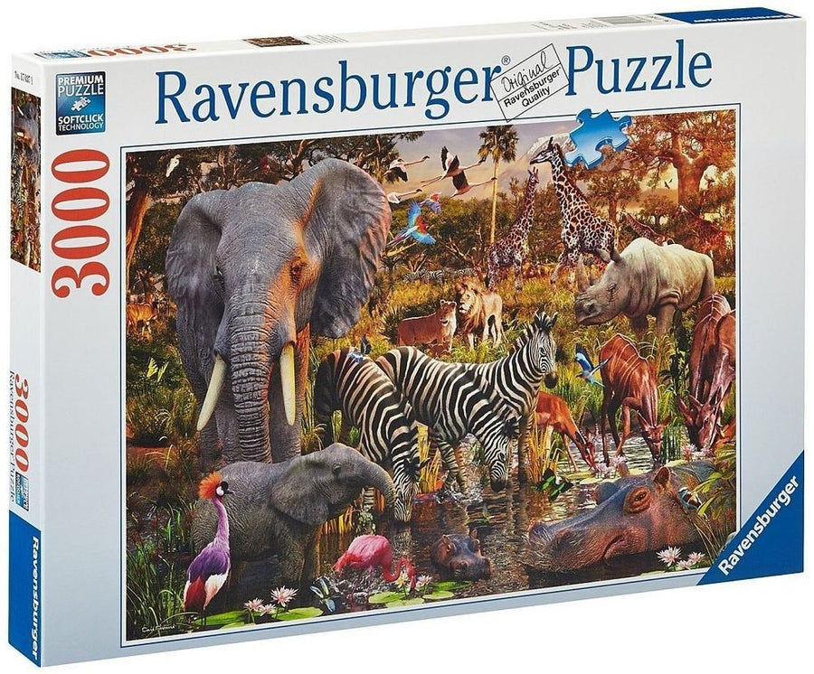African Animal World 3000pcs Puzzle