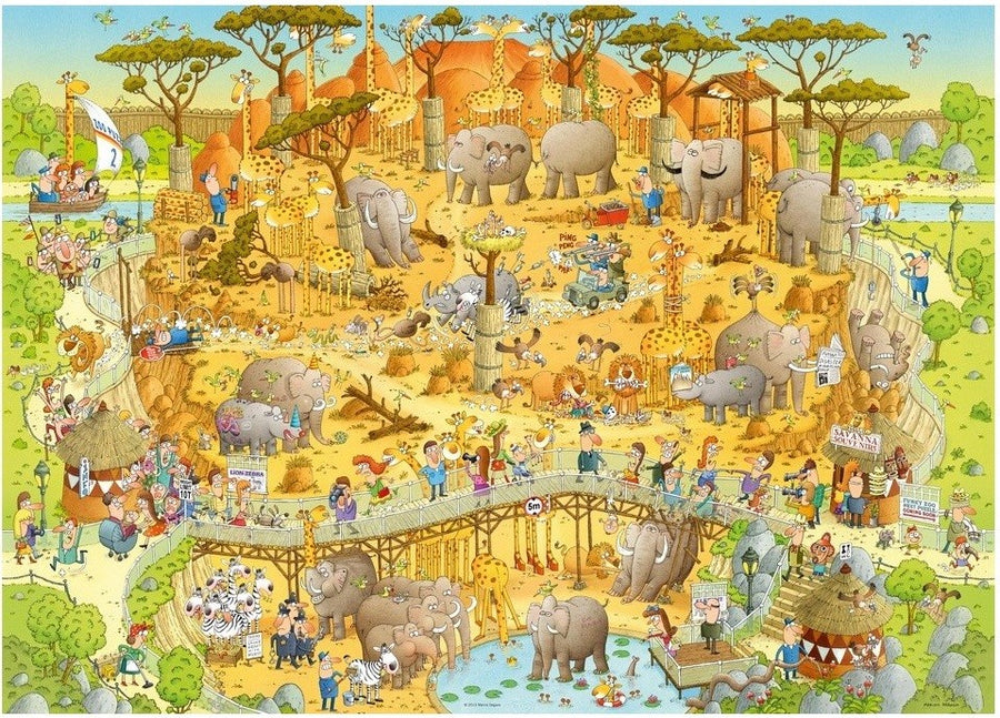 African Habitat by Marino Degano 1000pc Puzzle