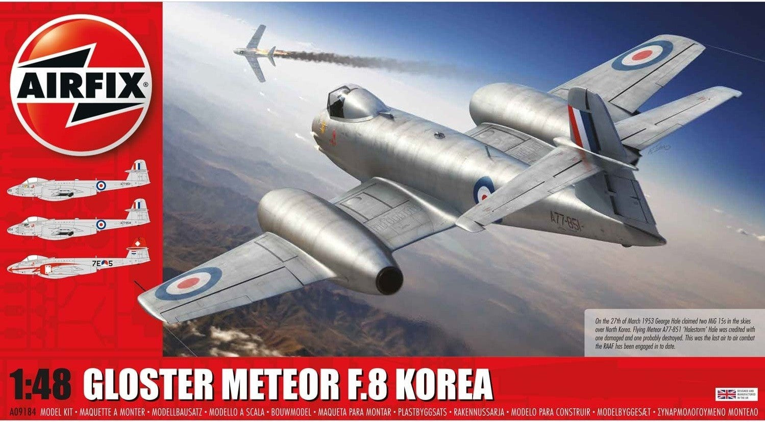 Airfix 1/48 Gloster Meteor F.8 Korea Kit
