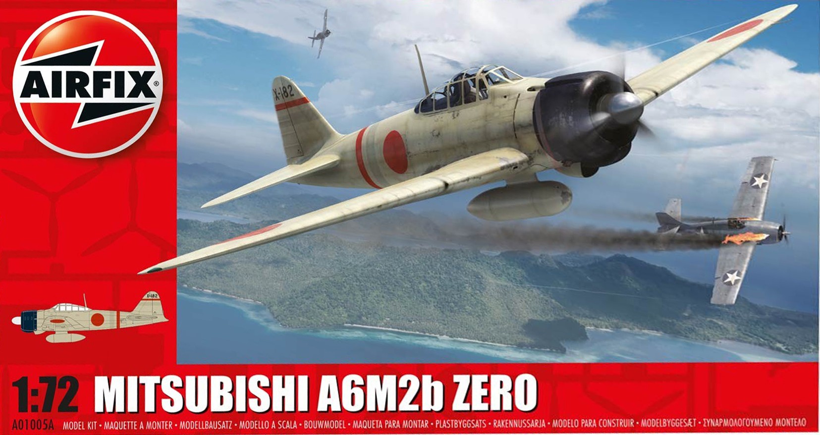 Airfix 1/72 Mitsubishi A6M2b Zero Kit