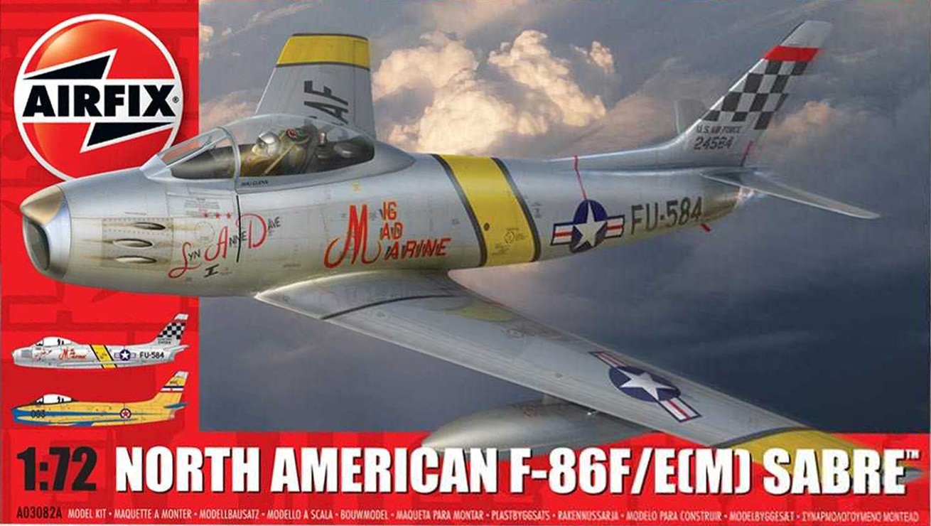 Airfix 1/72 North American F-86F/E(M) Sabre Kit