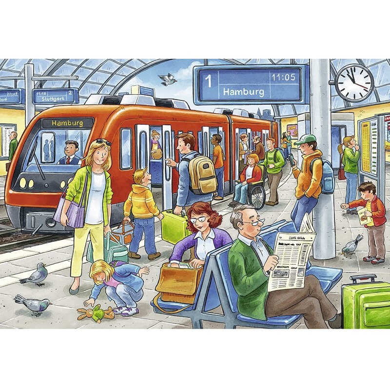 All Aboard! 2x12pcs Puzzle