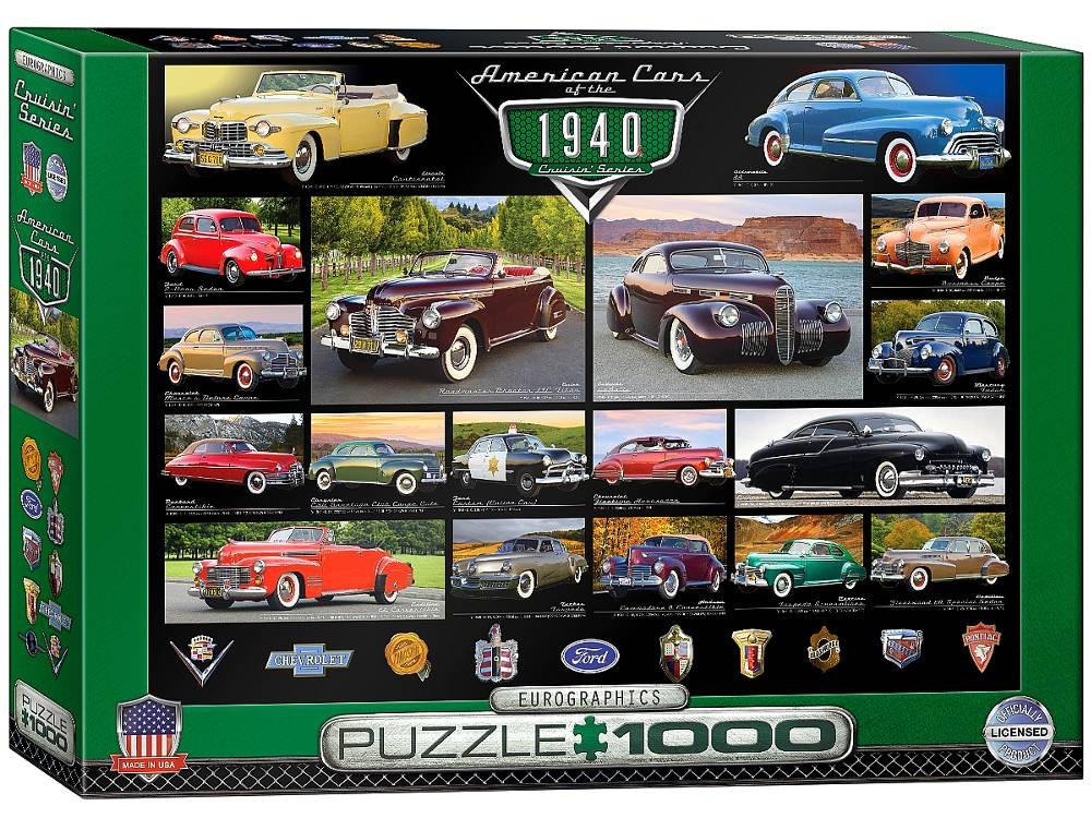American Cars of the 1940 1000pc Puzzle