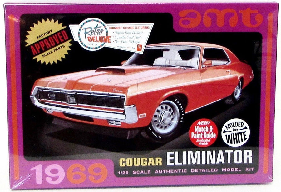 AMT 1/25 1969 Cougar Eliminator (White) Kit