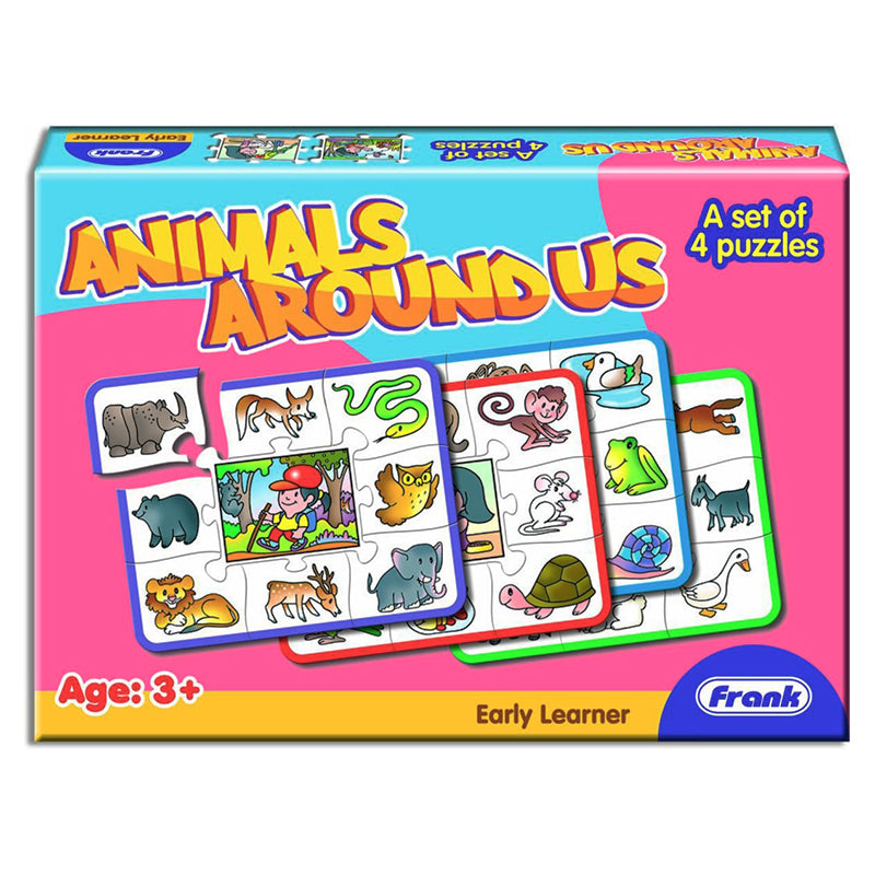 Animals Around Us 4-in-1 36 pc Puzzles