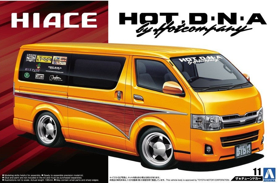 Aoshima 1/24 Hot Company TRH200V HiAce '12 Kit