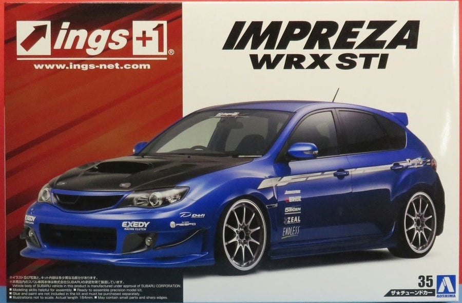 Aoshima 1/24 Ings GRB Impreza WRX Sti '07 Kit