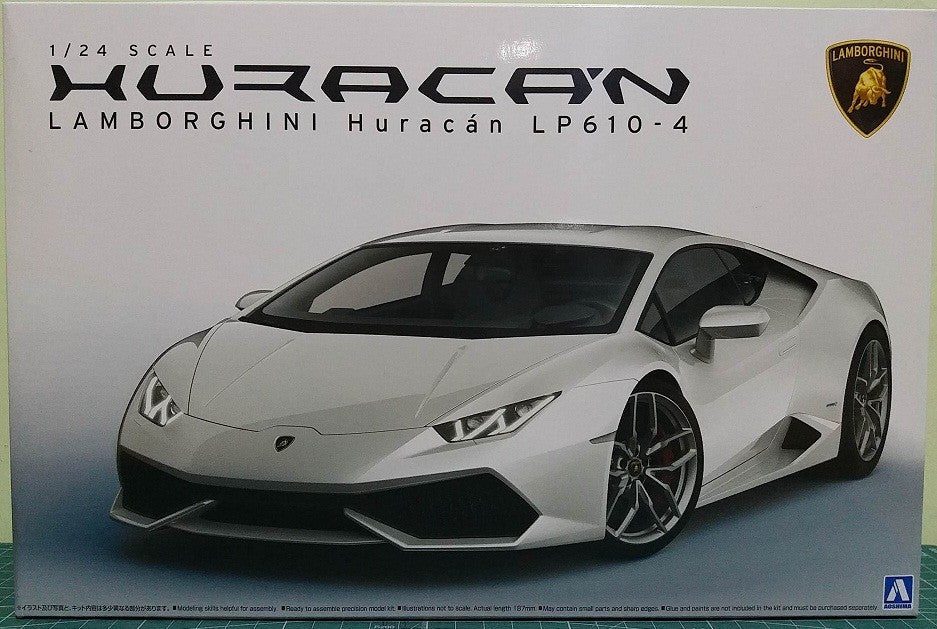 Aoshima 1/24 Lamborghini Huracan LP610-4 Kit A001376