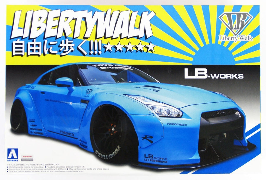 Aoshima 1/24 LB Works R35 GT-R Ver.1 Kit