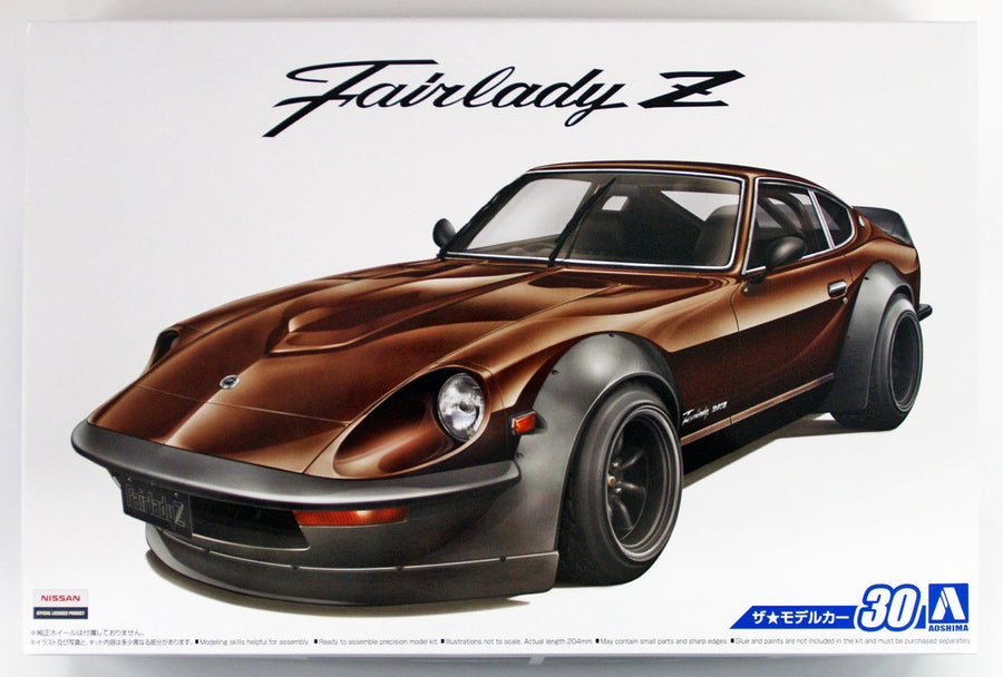 Aoshima 1/24 Nissan S30 Fairlady Z Aero Custom '75 Kit A005305