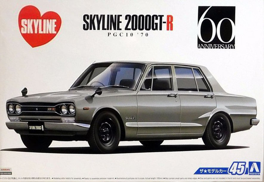 Aoshima 1/24 Skyline 2000FT-R PGC10 '70 Kit