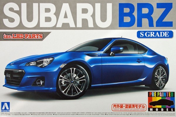 Aoshima 1/24 Subaru BRZ '12 WR Blue Mica Kit