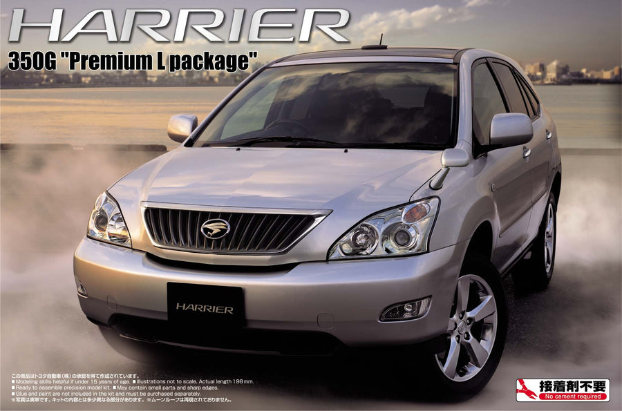 Aoshima 1/24 Toyota Harrier 350G Premium L Package Kit A003953