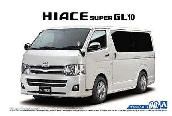 Aoshima 1/24 Toyota TRH200V Hiace Super GL '10 Kit A005157
