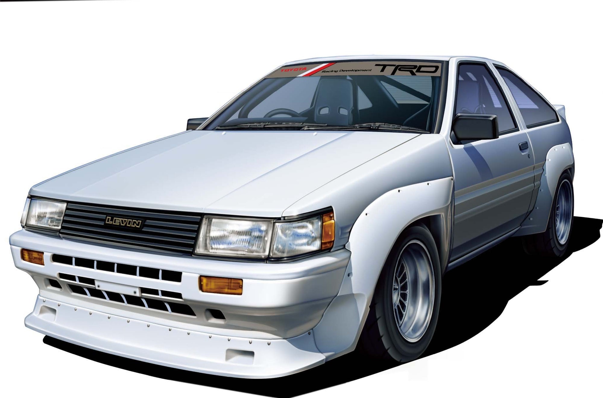 Aoshima 1/24 Trd AE86 Levin N2 (Toyota) Kit A000270