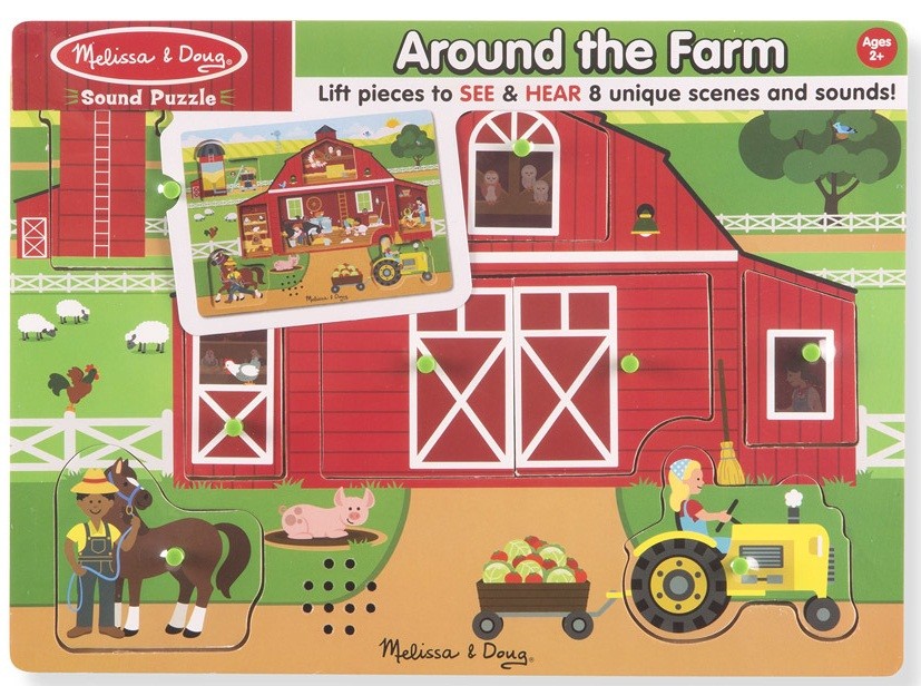 Around the Farm 8pcs Sound Puzzle