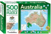 Australia Map 500pc Puzzle