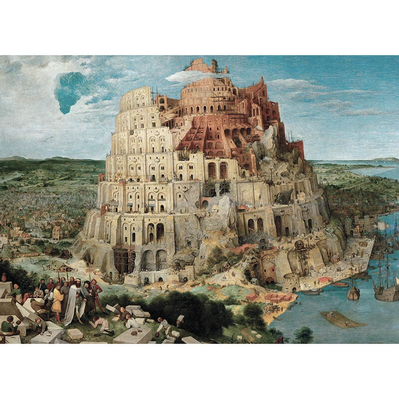 The Tower of Babel (1563) by Pieter Bruegel 1000pc Puzzle