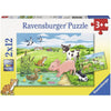 Baby Farm Animals by Antje Flad 2x12pcs Puzzle