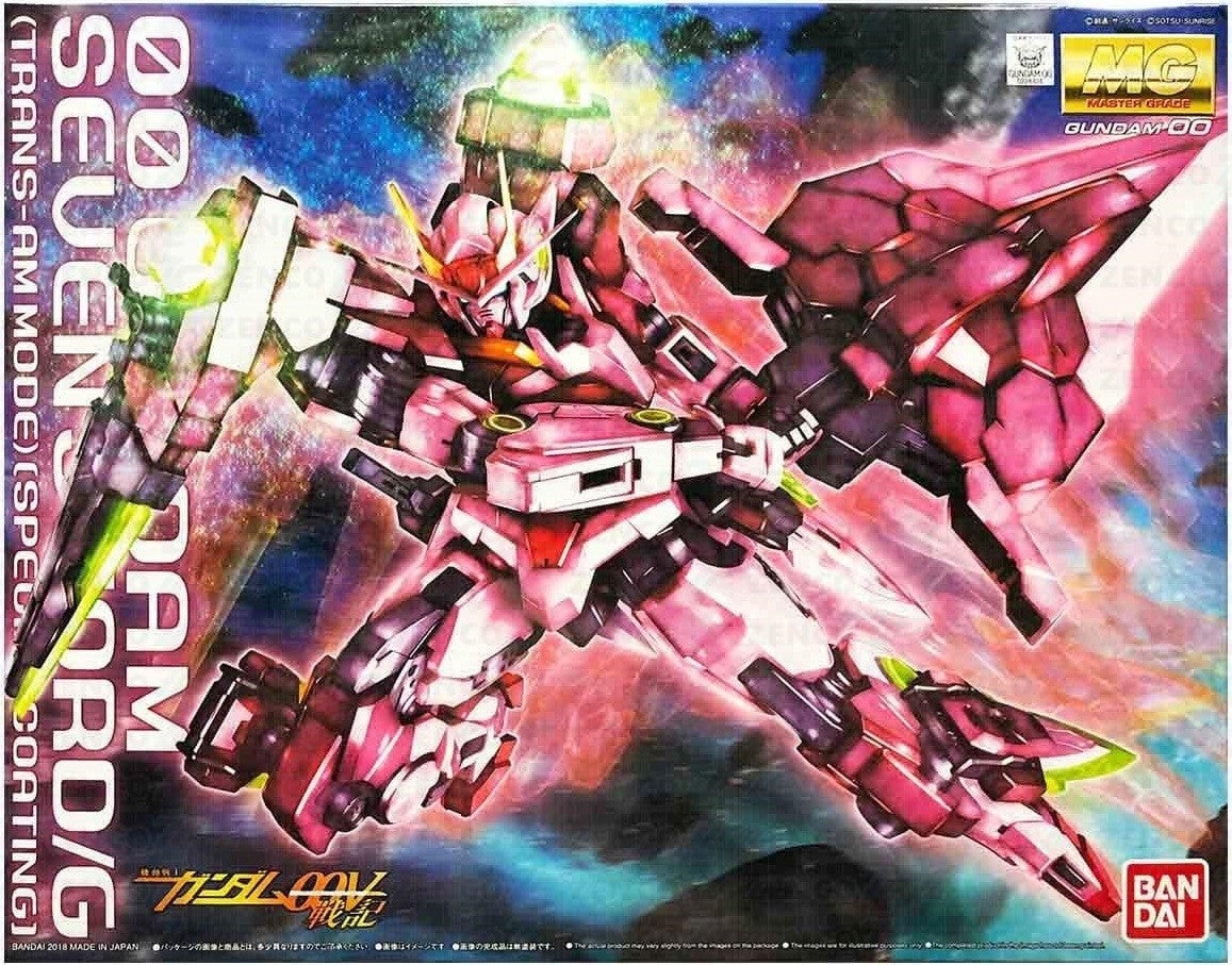 Bandai 1/100 MG 00 Gundam Seven Sword/G (Trans-AM Mode) [Special Coating] Kit